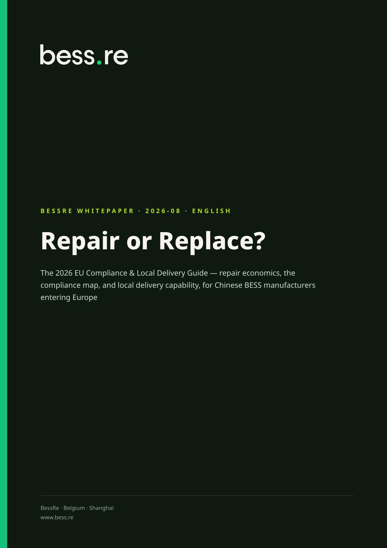 Repair or Replace? The 2026 EU Compliance & Local Delivery Guide